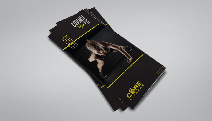 Trifold Brochure Design - Core15 Fitness